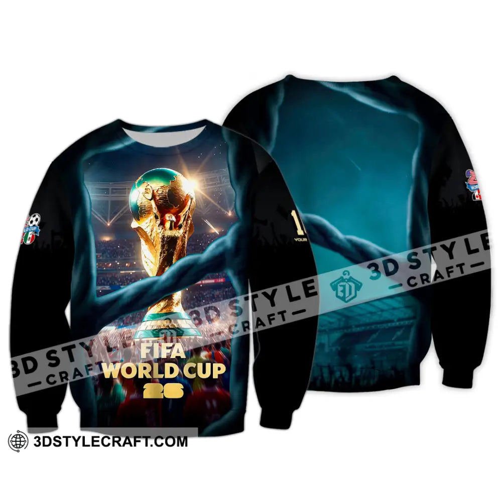 Unisex Shirt - Custom World Cup 2026 3D Shirt Long Sleeve / S T-shirt