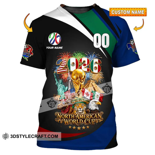 Unisex Shirt - Custom World Cup 2026 3D Shirt - T-shirt