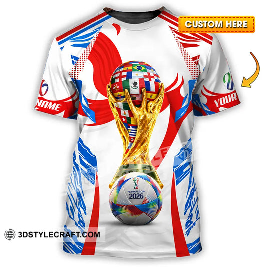 Unisex Shirt - Custom World Cup 2026 3D Shirt T-shirt