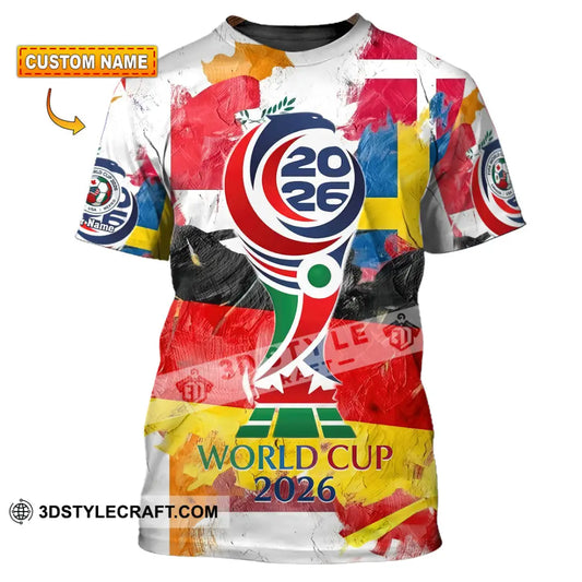 Unisex Shirt - Custom World Cup 2026 3D Shirt - T-shirt