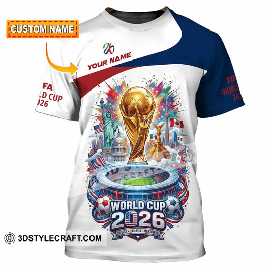 Unisex Shirt - Custom World Cup 2026 3D Shirt - T-shirt