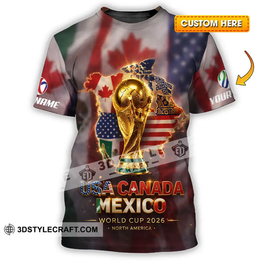 Unisex Shirt - Custom World Cup 2026 3D Shirt T-shirt