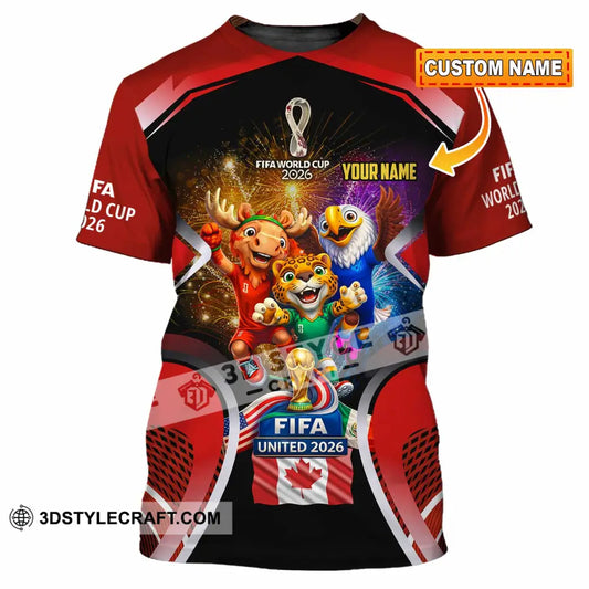 Unisex Shirt - Custom Fifa World Cup 2026 3D Shirt - T-shirt