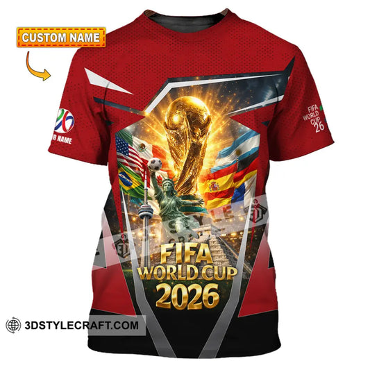 Unisex Shirt - Custom World Cup 2026 3D Shirt T-shirt