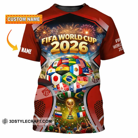 Unisex Shirt - Custom World Cup 2026 3D Shirt T-shirt