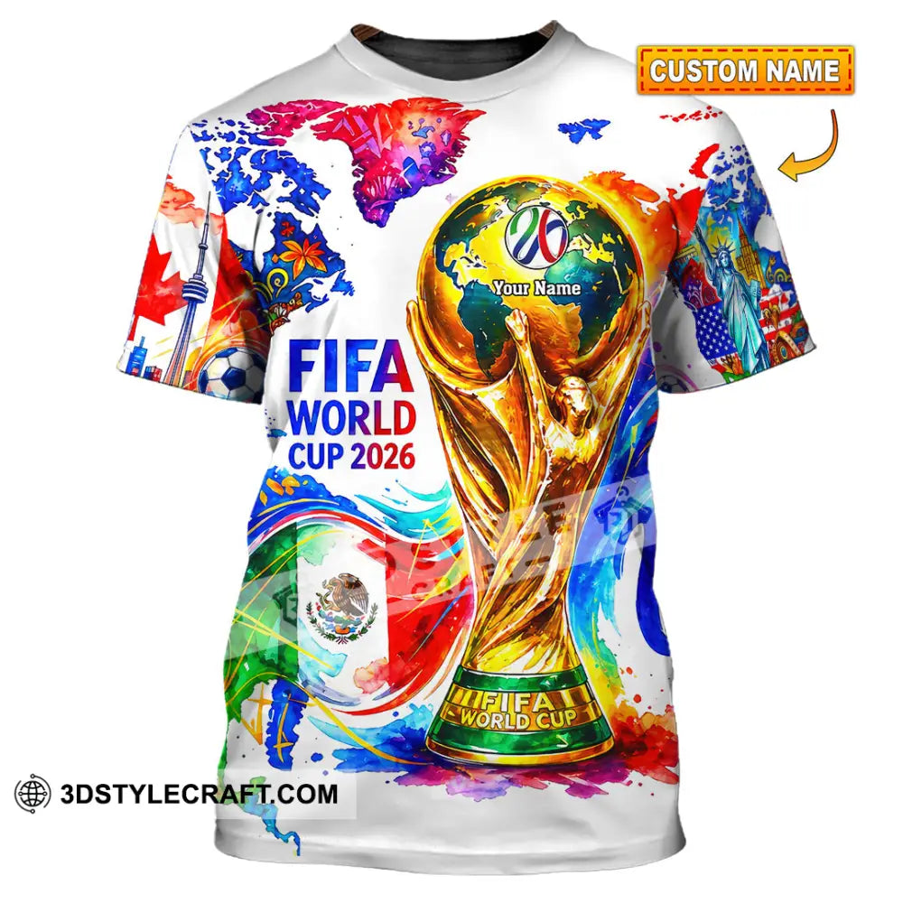 Unisex Shirt - Custom World Cup 2026 3D Shirt - T-shirt