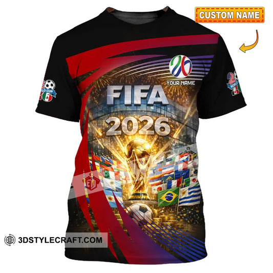 Unisex Shirt - Custom World Cup 2026 3D Shirt T-shirt