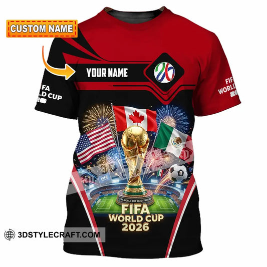 Unisex Shirt - Custom World Cup 2026 3D Shirt T-shirt