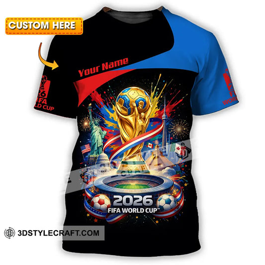 Unisex Shirt - Custom World Cup 2026 3D Shirt - T-shirt