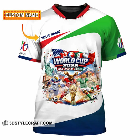 Unisex Shirt - Custom World Cup 2026 3D Shirt T-shirt