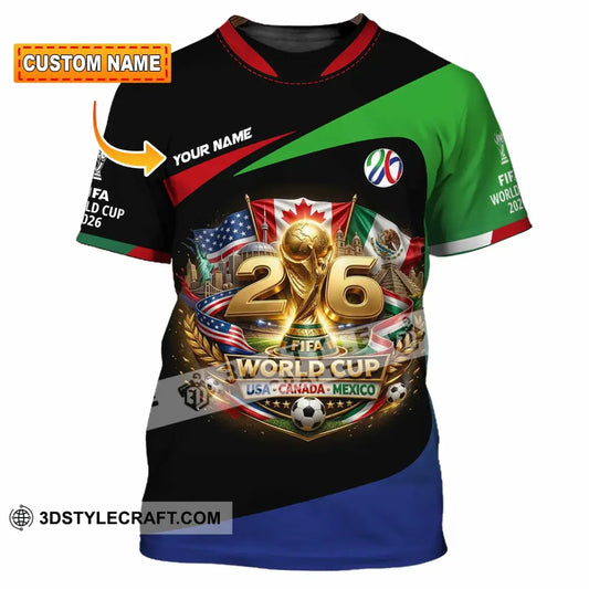Unisex Shirt - Custom World Cup 2026 3D Shirt T-shirt