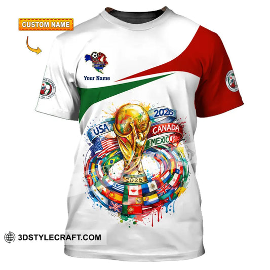 Unisex Shirt - Custom World Cup 2026 3D Shirt - T-shirt
