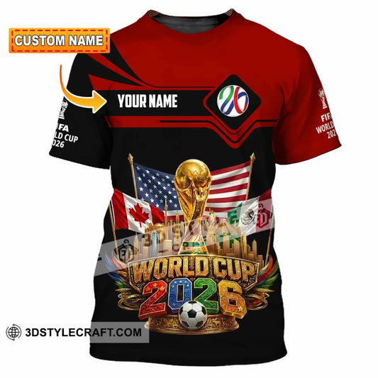 Unisex Shirt - Custom World Cup 2026 3D Shirt - T-shirt