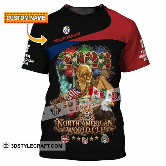 Unisex Shirt - Custom World Cup 2026 3D Shirt - T-shirt
