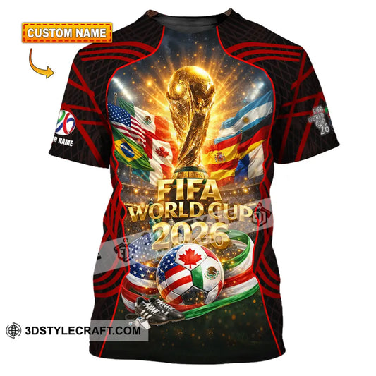 Unisex Shirt - Custom World Cup 2026 3D Shirt T-shirt
