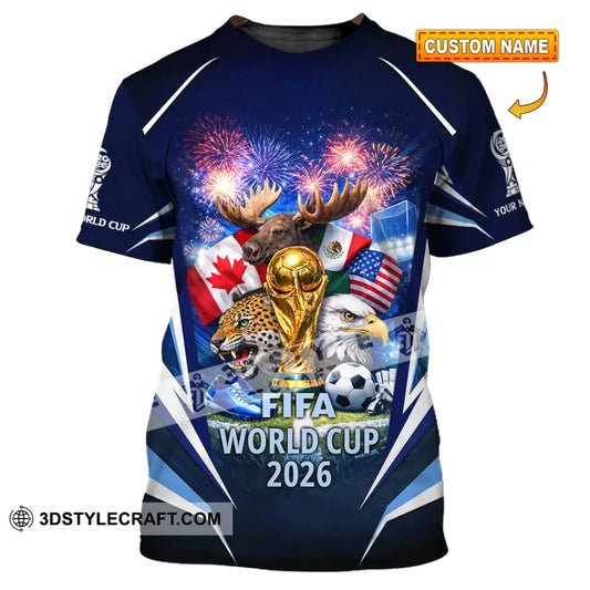Unisex Shirt - Custom World Cup 2026 3D Shirt T-shirt