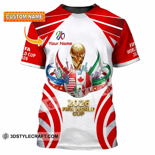 Unisex Shirt - Custom World Cup 2026 3D Shirt T-shirt