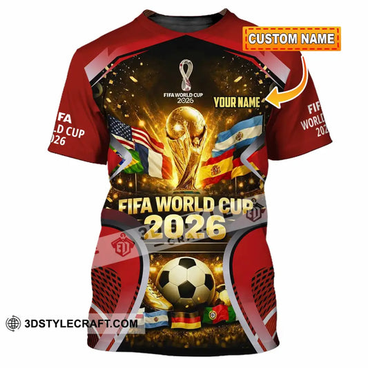Unisex Shirt - Custom World Cup 2026 3D Shirt T-shirt