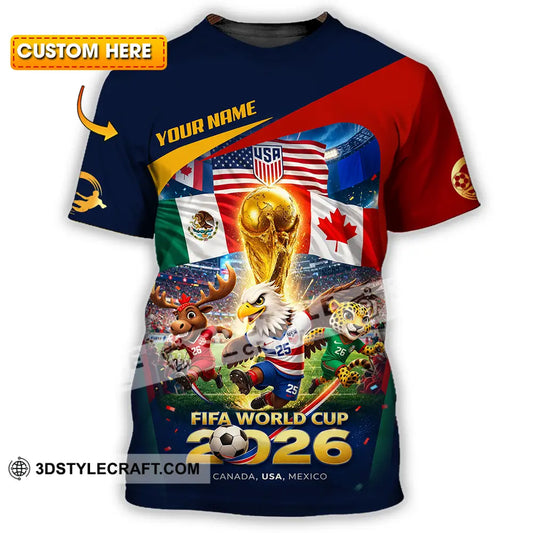 Unisex Shirt - Custom World Cup 2026 3D Shirt T-shirt
