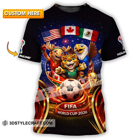 Unisex Shirt - Custom World Cup 2026 3D Shirt T-shirt