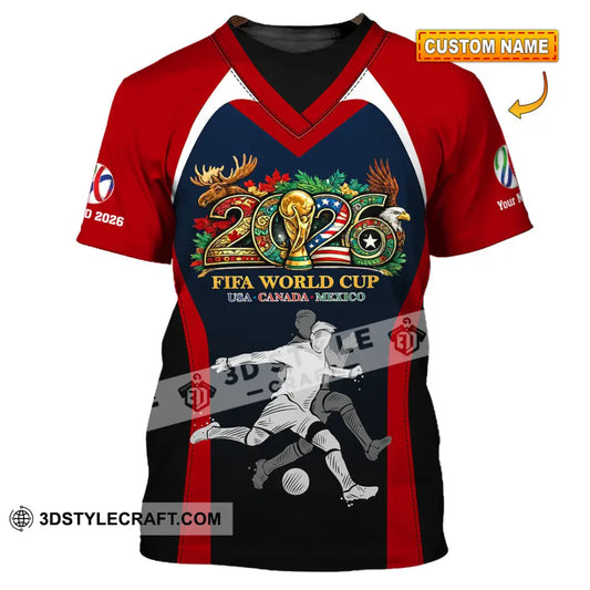 Unisex Shirt - Custom Fifa World Cup 2026 3D Shirt - T-shirt