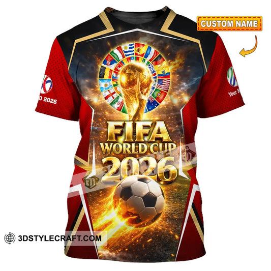 Unisex Shirt - Custom World Cup 2026 3D Shirt - T-shirt
