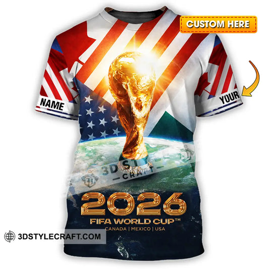 Unisex Shirt - Custom Fifa World Cup 2026 3D Shirt T-shirt