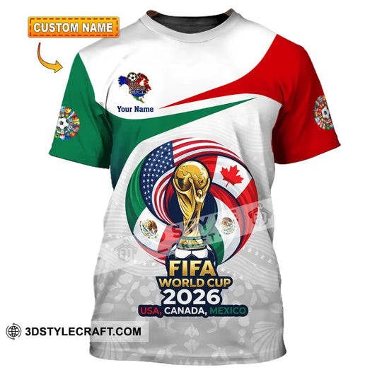 Unisex Shirt - Custom World Cup 2026 3D Shirt - T-shirt