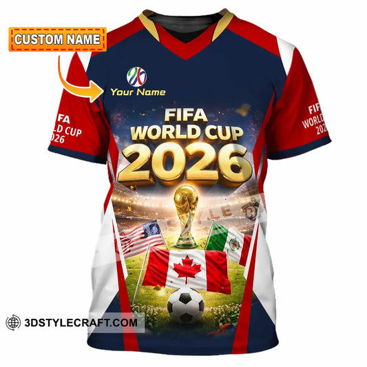 Unisex Shirt - Custom World Cup 2026 3D Shirt T-shirt