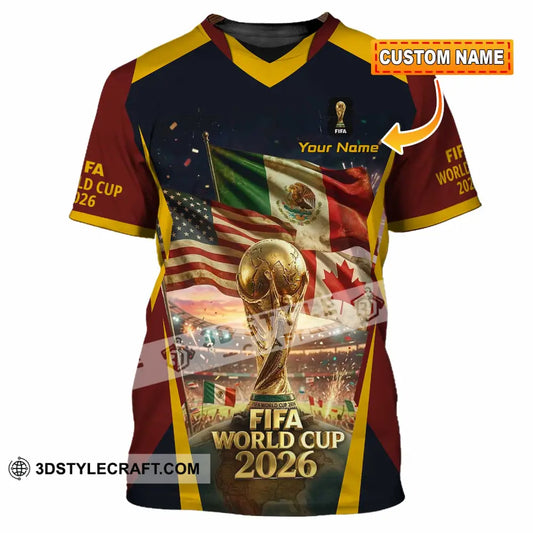 Unisex Shirt - Custom World Cup 2026 3D Shirt T-shirt