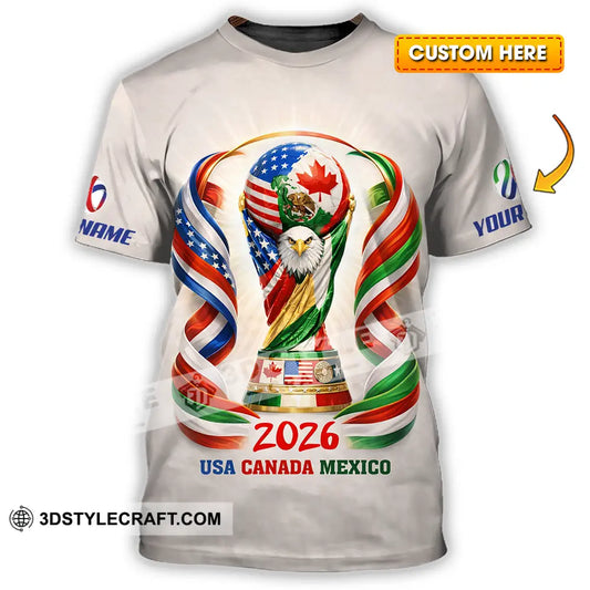 Unisex Shirt - Custom World Cup 2026 3D Shirt T-shirt