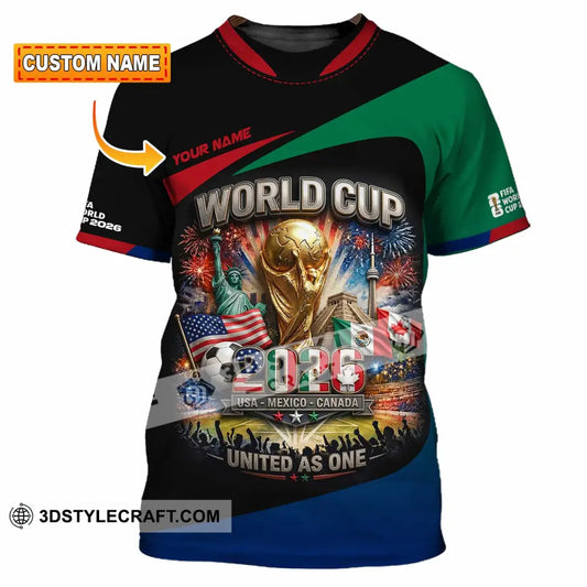 Unisex Shirt - Custom World Cup 2026 3D Shirt T-shirt