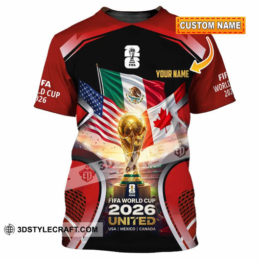 Unisex Shirt - Custom World Cup 2026 3D Shirt T-shirt