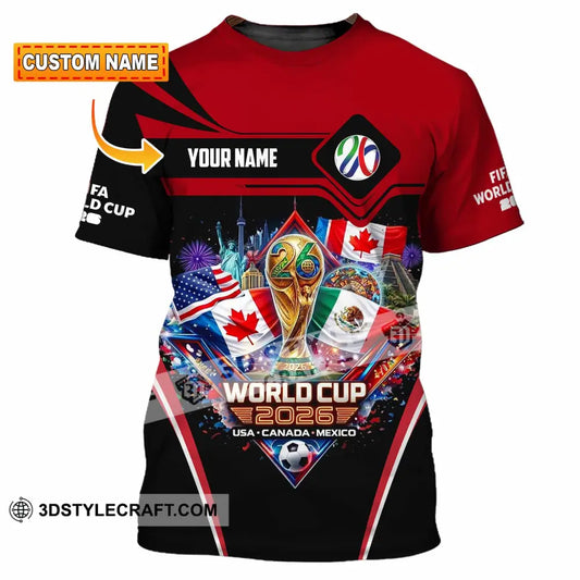 Unisex Shirt - Custom World Cup 2026 3D Shirt T-shirt