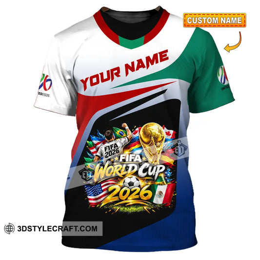 Unisex Shirt - Custom World Cup 2026 3D Shirt - T-shirt