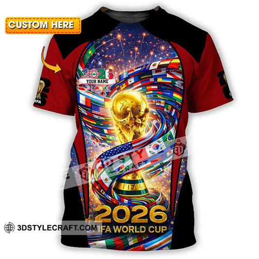 Unisex Shirt - Custom World Cup 2026 3D Shirt T-shirt