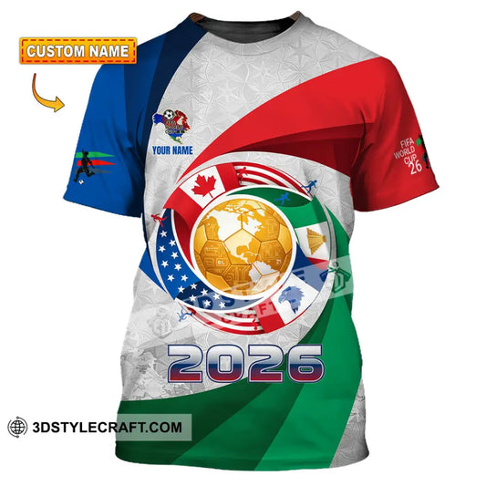 Unisex Shirt - Custom World Cup 2026 3D Shirt T-shirt