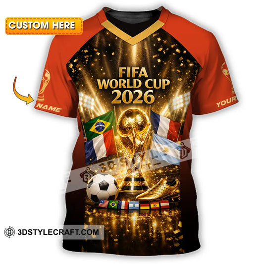 Unisex Shirt - Custom World Cup 2026 3D Shirt T-shirt
