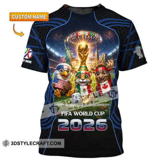 Unisex Shirt - Custom World Cup 2026 3D Shirt T-shirt