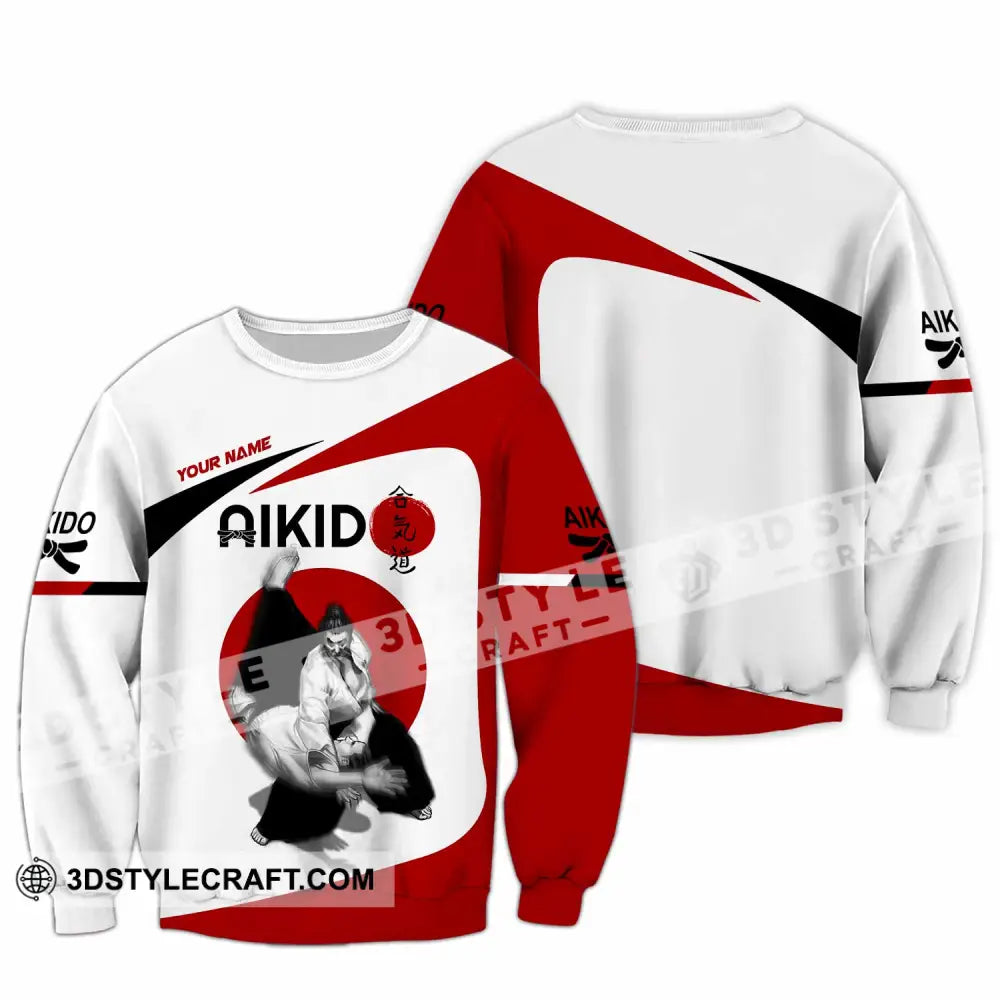 Unisex Shirt - Custom Aikido 3D Shirt Long Sleeve / S T-shirt