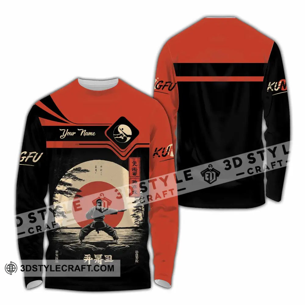 Unisex Shirt - Custom Aikido 3D Shirt Long Sleeve Shirt / S T-shirt