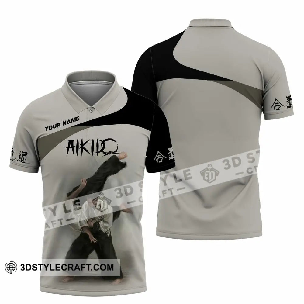 Unisex Shirt - Custom Aikido 3D Shirt Polo Shirt / S T-shirt