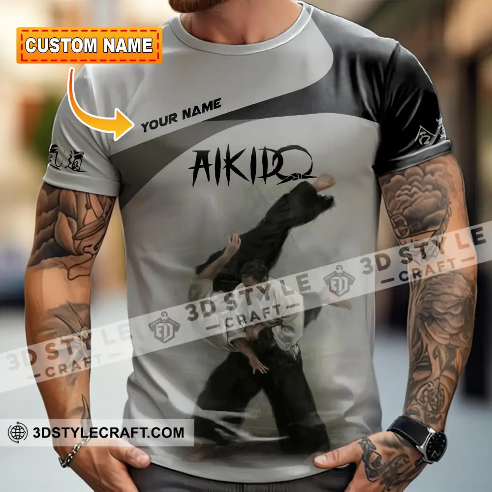 Unisex Shirt - Custom Aikido 3D Shirt T-shirt