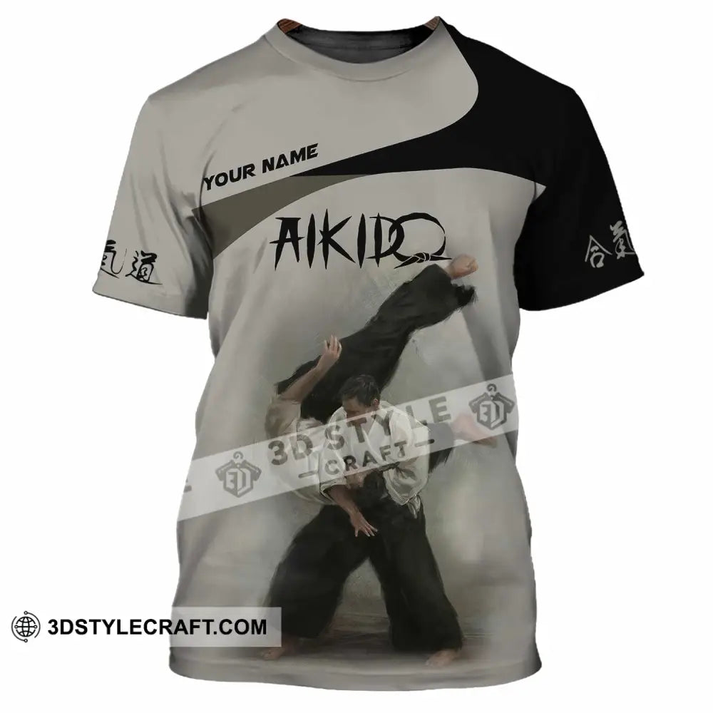 Unisex Shirt - Custom Aikido 3D Shirt T-Shirt / S T-shirt