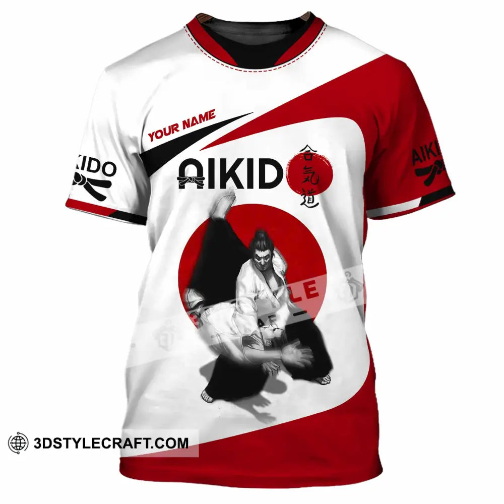 Unisex Shirt - Custom Aikido 3D Shirt T-Shirt / S T-shirt