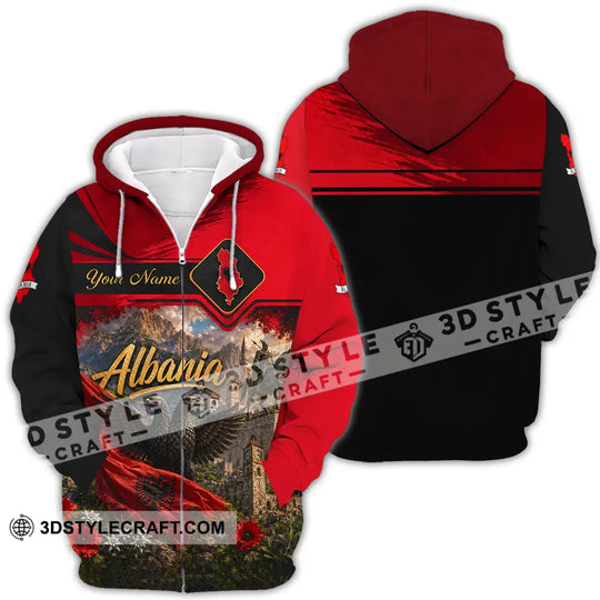 Unisex Shirt - Custom Albania Shirt style option 4