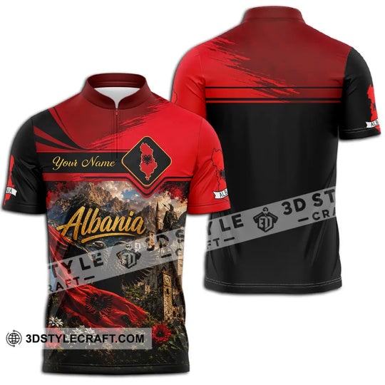 Unisex Shirt - Custom Albania Shirt style option 2