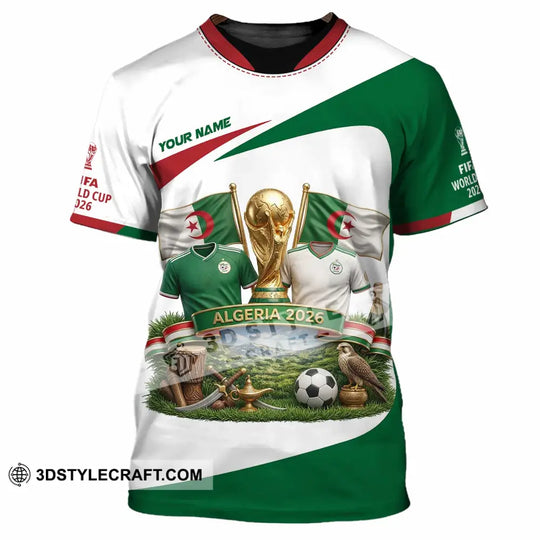 Unisex Shirt - Custom Algeria 3D Shirt style option 2