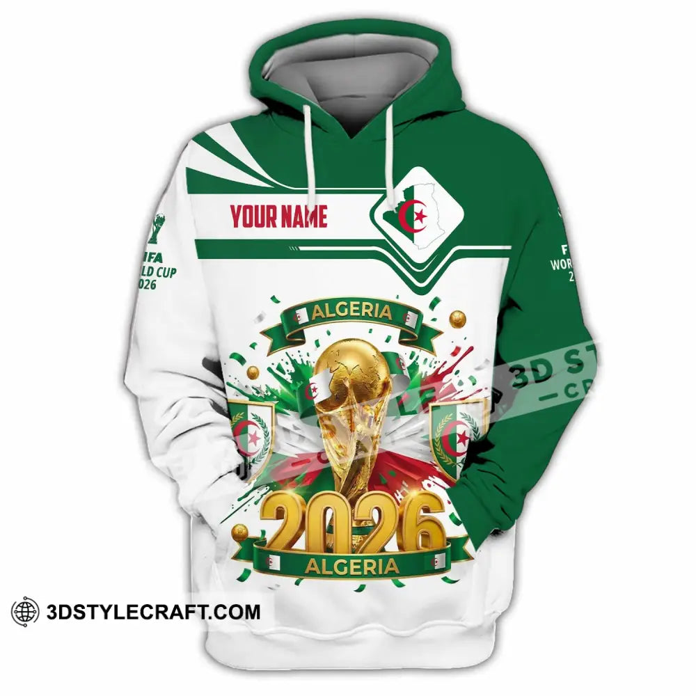 Unisex Shirt - Custom Algeria World Cup 2026 Shirt - Hoodie / S - T-shirt