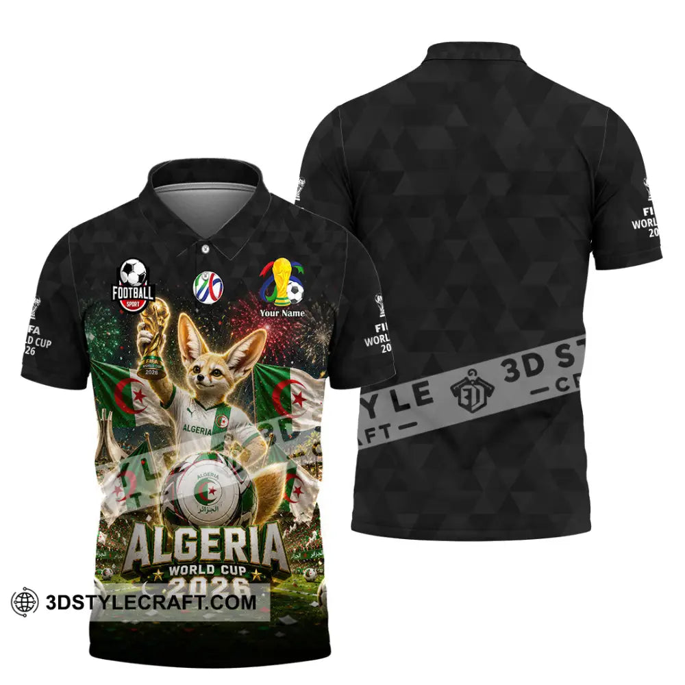 Unisex Shirt - Custom Algeria World Cup 2026 Shirt - Polo Shirt / S - T-shirt